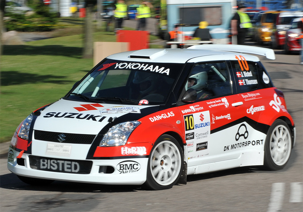 Jesper Bisted og Finn Thomsen kørte en klassesejr hjem i Suzuki Rally